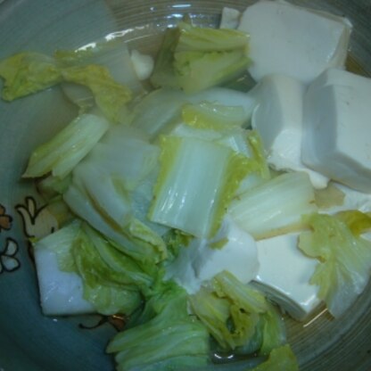 白菜が余ってたので作ってみました。美味しいですね～